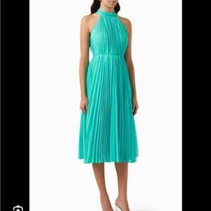 Milly Ophelia pleated midi dress size 4